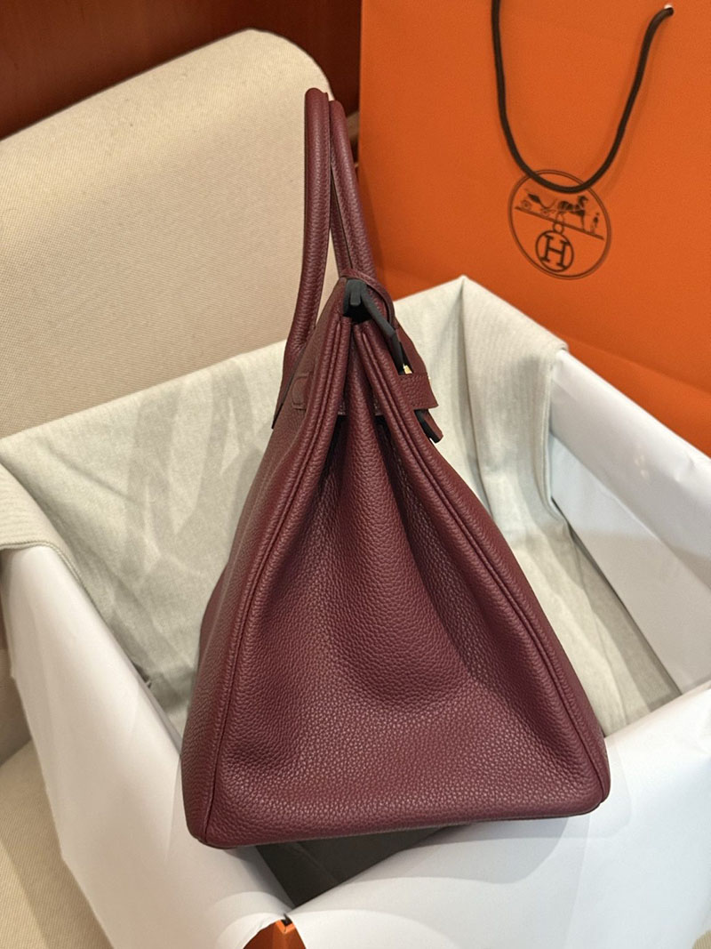 エルメスコピー通販 HERMES Birkin バーキン30 ボルドー トゴ ゴールド金具 H027633CC57 エルメスバーキンスーパーコピー - 画像 (2)