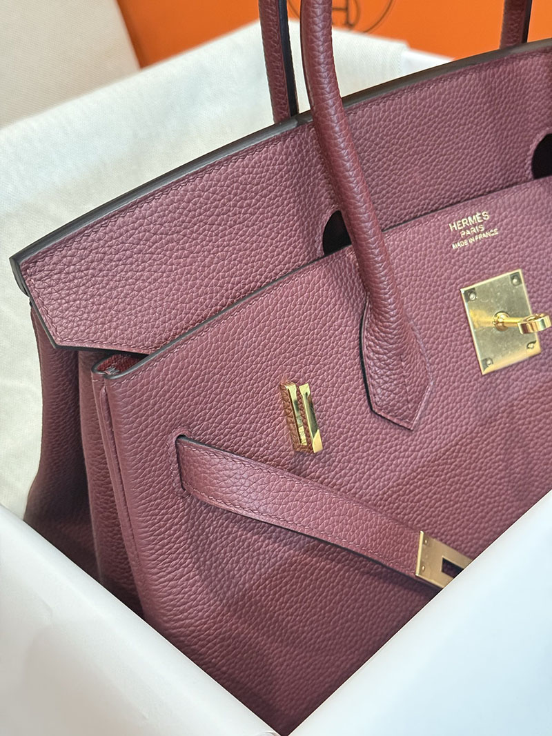 エルメスコピー通販 HERMES Birkin バーキン30 ボルドー トゴ ゴールド金具 H027633CC57 エルメスバーキンスーパーコピー - 画像 (14)