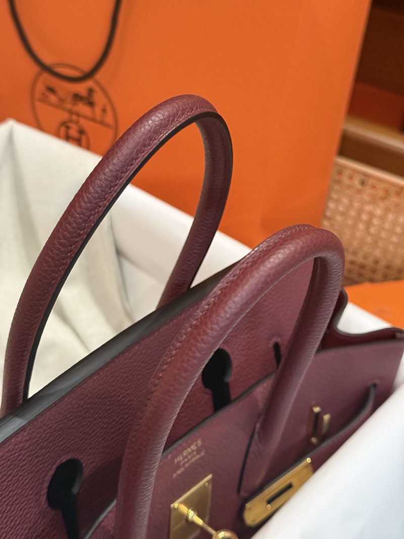 エルメスコピー通販 HERMES Birkin バーキン30 ボルドー トゴ ゴールド金具 H027633CC57 エルメスバーキンスーパーコピー - 画像 (12)