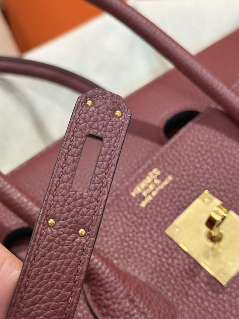 エルメスコピー通販 HERMES Birkin バーキン30 ボルドー トゴ ゴールド金具 H027633CC57 エルメスバーキンスーパーコピー - 画像 (10)