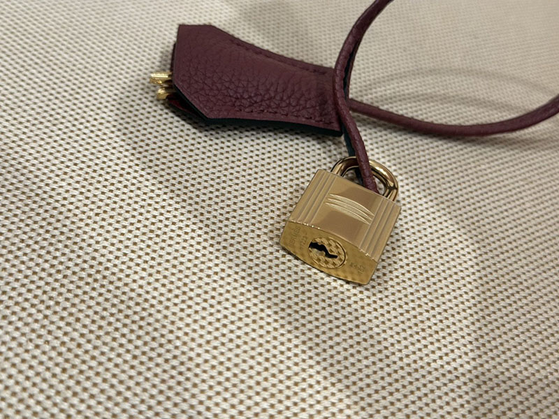 エルメスコピー通販 HERMES Birkin バーキン30 ボルドー トゴ ゴールド金具 H027633CC57 エルメスバーキンスーパーコピー - 画像 (9)