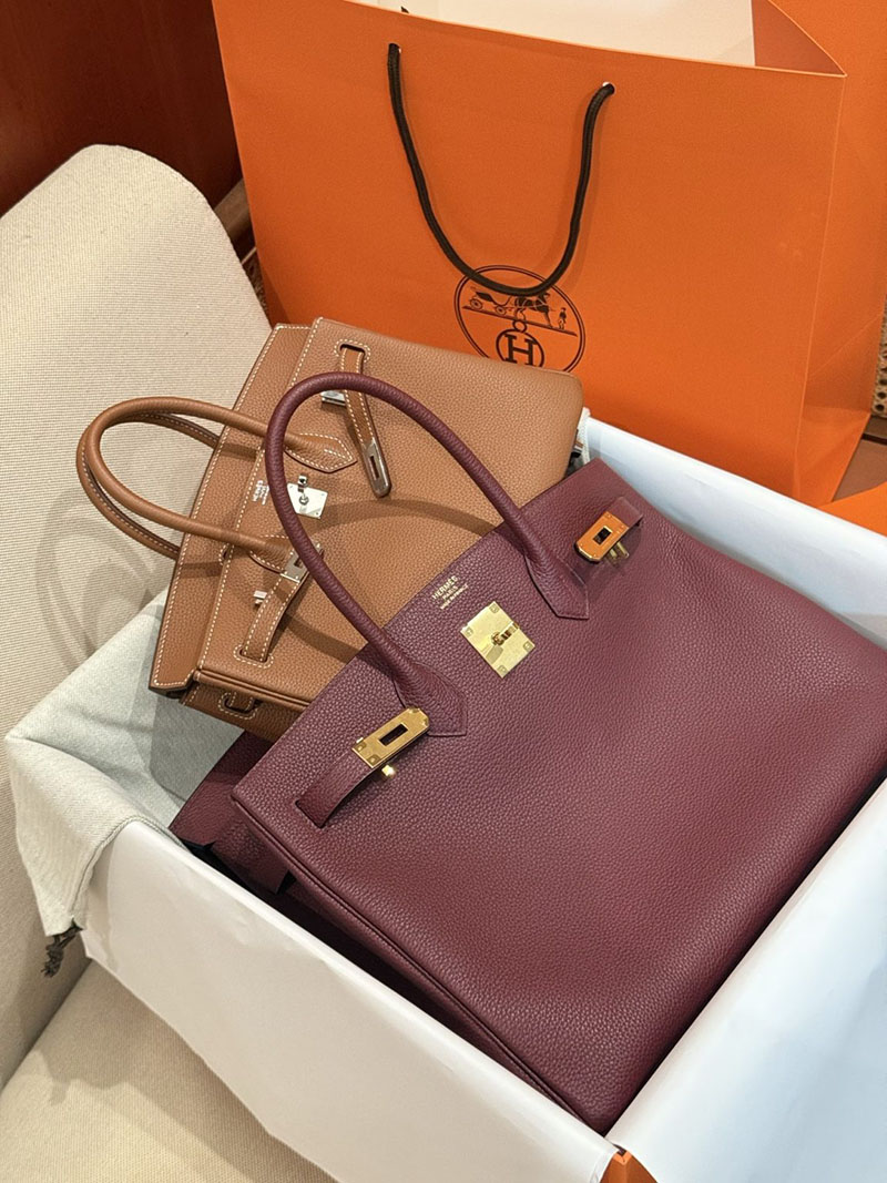 エルメスコピー通販 HERMES Birkin バーキン30 ボルドー トゴ ゴールド金具 H027633CC57 エルメスバーキンスーパーコピー - 画像 (8)