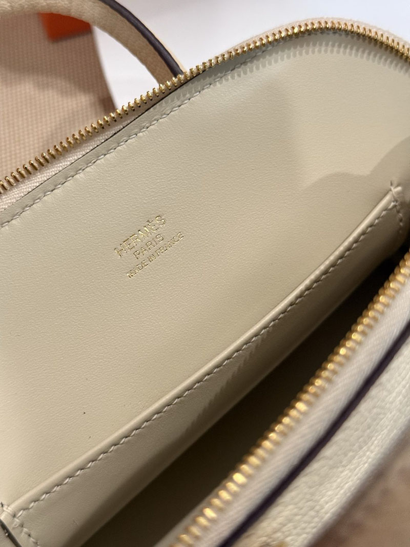 エルメスコピー通販 HERMES ボリード1923 ミニ ナタ シェブルミゾル シルバー金具 H073444CKI2 エルメス ハンドバッグ レディース - 画像 (7)