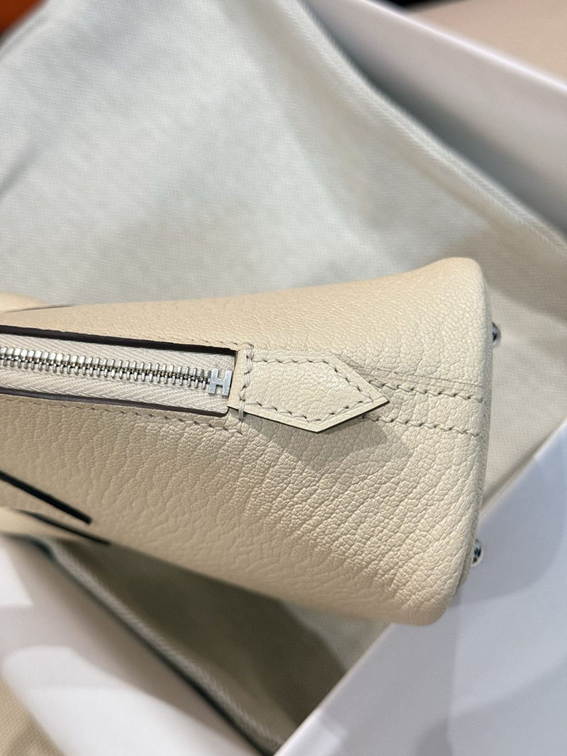 エルメスコピー通販 HERMES ボリード1923 ミニ ナタ シェブルミゾル シルバー金具 H073444CKI2 エルメス ハンドバッグ レディース - 画像 (5)