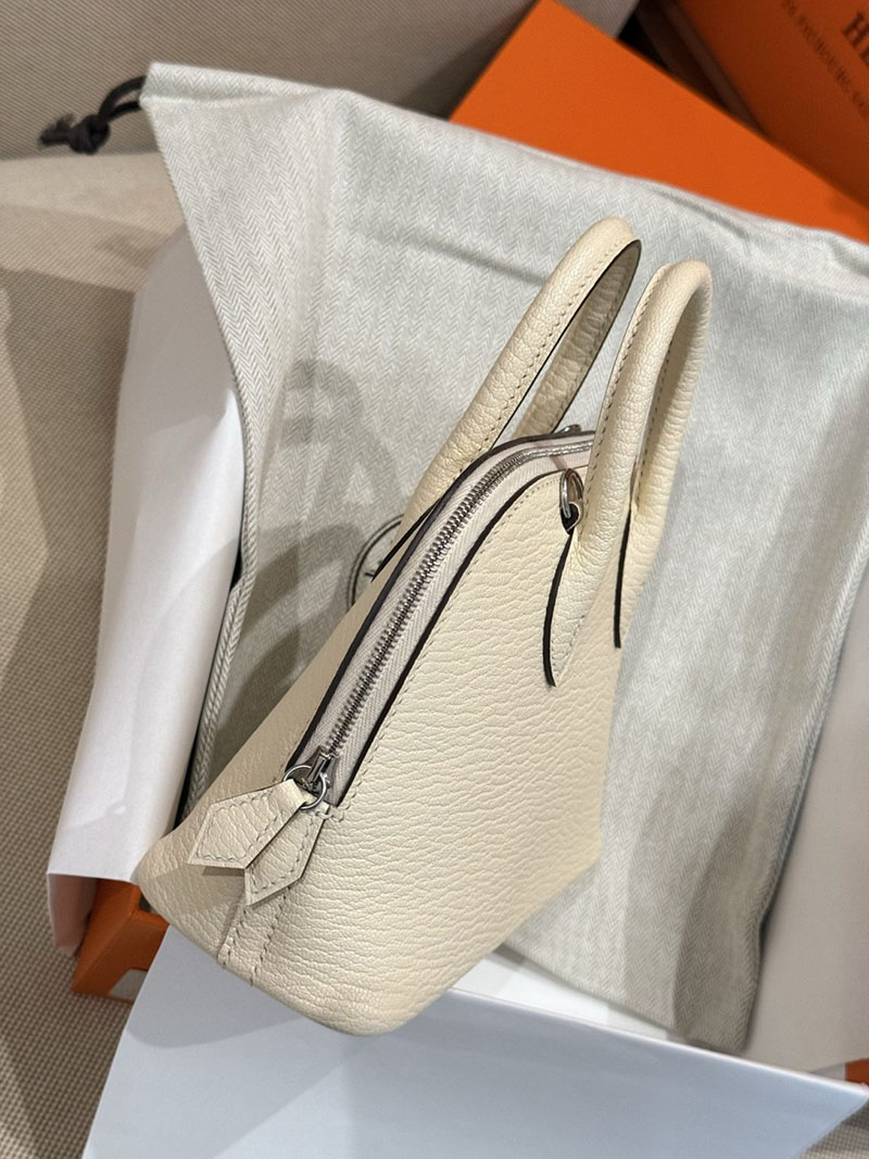 エルメスコピー通販 HERMES ボリード1923 ミニ ナタ シェブルミゾル シルバー金具 H073444CKI2 エルメス ハンドバッグ レディース - 画像 (3)