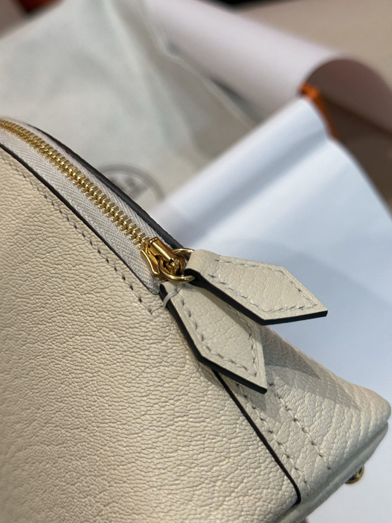 エルメスコピー通販 HERMES ボリード1923 ミニ ナタ シェブルミゾル シルバー金具 H073444CKI2 エルメス ハンドバッグ レディース - 画像 (8)