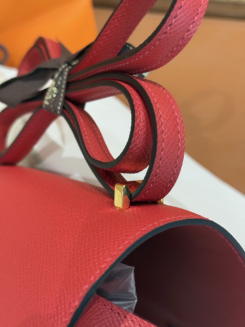 エルメスコピー通販 HERMES コンスタンス3 ミニ ルージュカザック ヴォーエプソン ゴールド金具 H056341CCQ5 エルメス コンスタンスミニ 定価 - 画像 (8)