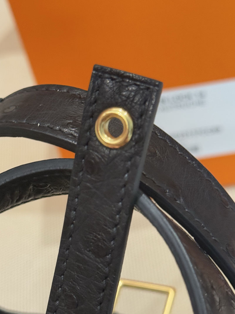 エルメスコピー通販 HERMES ピコタンロック 18 PM 黒 ブラック オーストリッチ ゴールド金具 H068593CC89 エルメス ピコタンpm 定価 - 画像 (7)