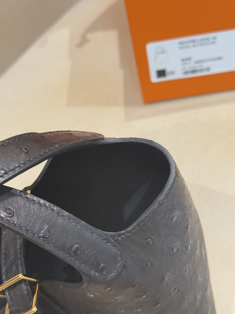 エルメスコピー通販 HERMES ピコタンロック 18 PM 黒 ブラック オーストリッチ ゴールド金具 H068593CC89 エルメス ピコタンpm 定価 - 画像 (6)