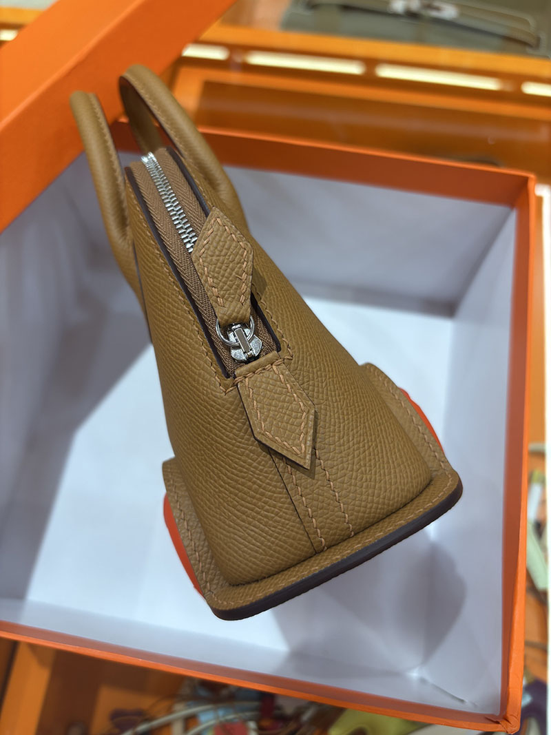 エルメスコピー通販 HERMES ボリードオンホイールズ ミニ ビスキュイ ヴォーエプソン シルバー金具 2634713 ボリード オン ホイールズ 定価 - 画像 (6)