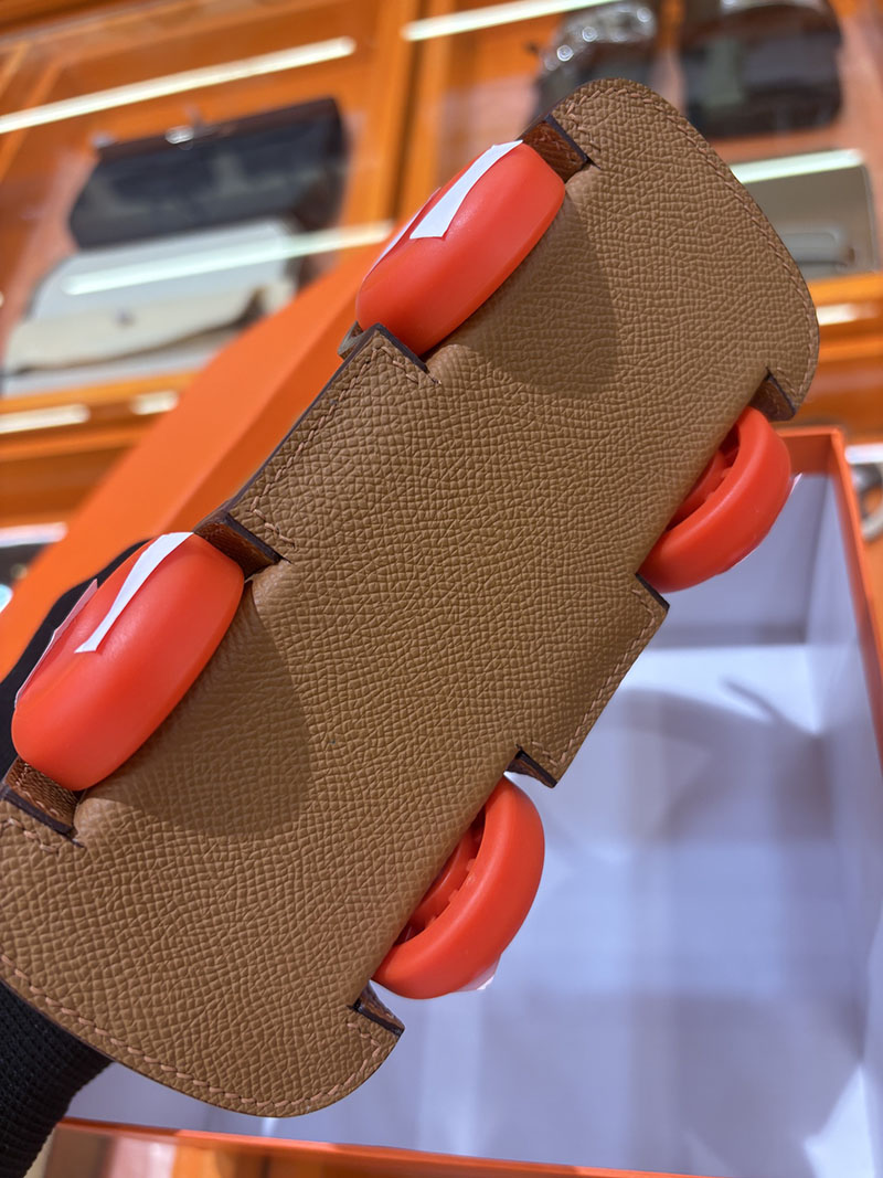エルメスコピー通販 HERMES ボリードオンホイールズ ミニ ビスキュイ ヴォーエプソン シルバー金具 2634713 ボリード オン ホイールズ 定価 - 画像 (4)