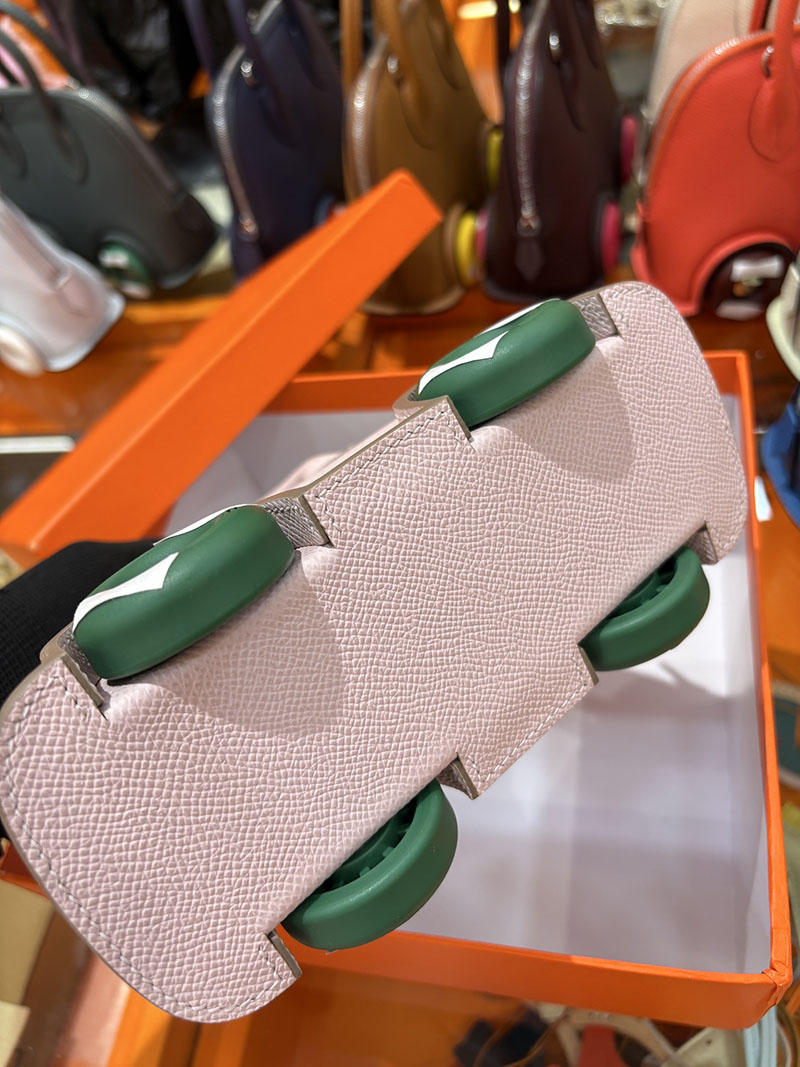 エルメスコピー通販 HERMES ボリードオンホイールズ ミニ モーヴペール ヴォーエプソン シルバー金具 2634714 ボリード オン ホイールズ - 画像 (3)