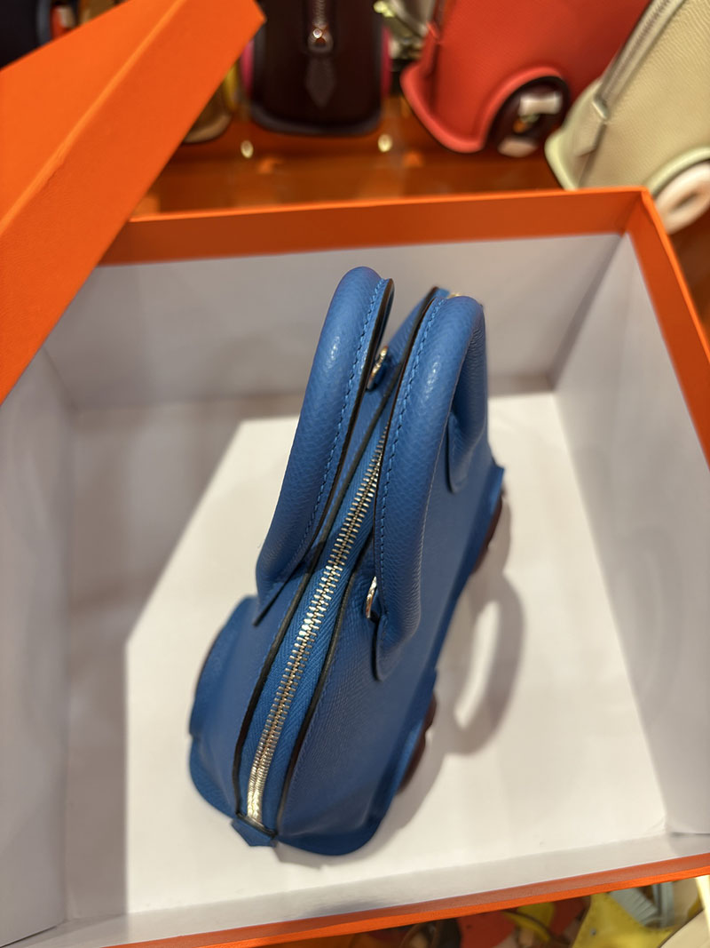 エルメスコピー通販 HERMES ボリードオンホイールズ ミニ シエル ヴォーエプソン シルバー金具 2634715 ボリード オン ホイールズ - 画像 (7)