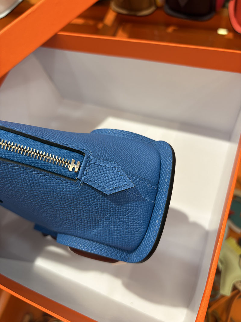 エルメスコピー通販 HERMES ボリードオンホイールズ ミニ シエル ヴォーエプソン シルバー金具 2634715 ボリード オン ホイールズ - 画像 (4)