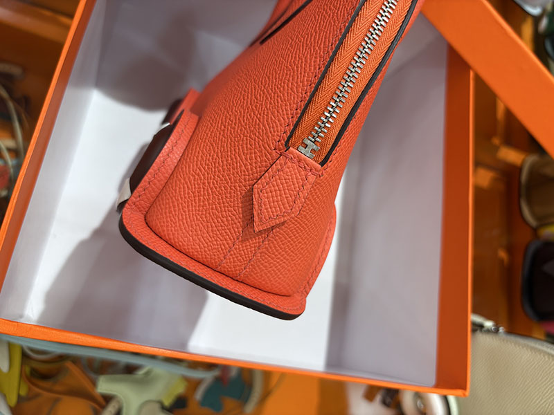エルメスコピー通販 HERMES ボリードオンホイールズ ミニ オレンジ ヴォーエプソン シルバー金具 2634717 ボリード オン ホイールズ - 画像 (5)
