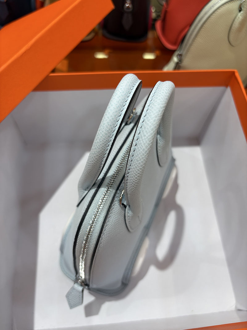 エルメスコピー通販 HERMES ボリードオンホイールズ ミニ ブルーペール ヴォーエプソン シルバー金具 2634719 ボリード オン ホイールズ - 画像 (7)