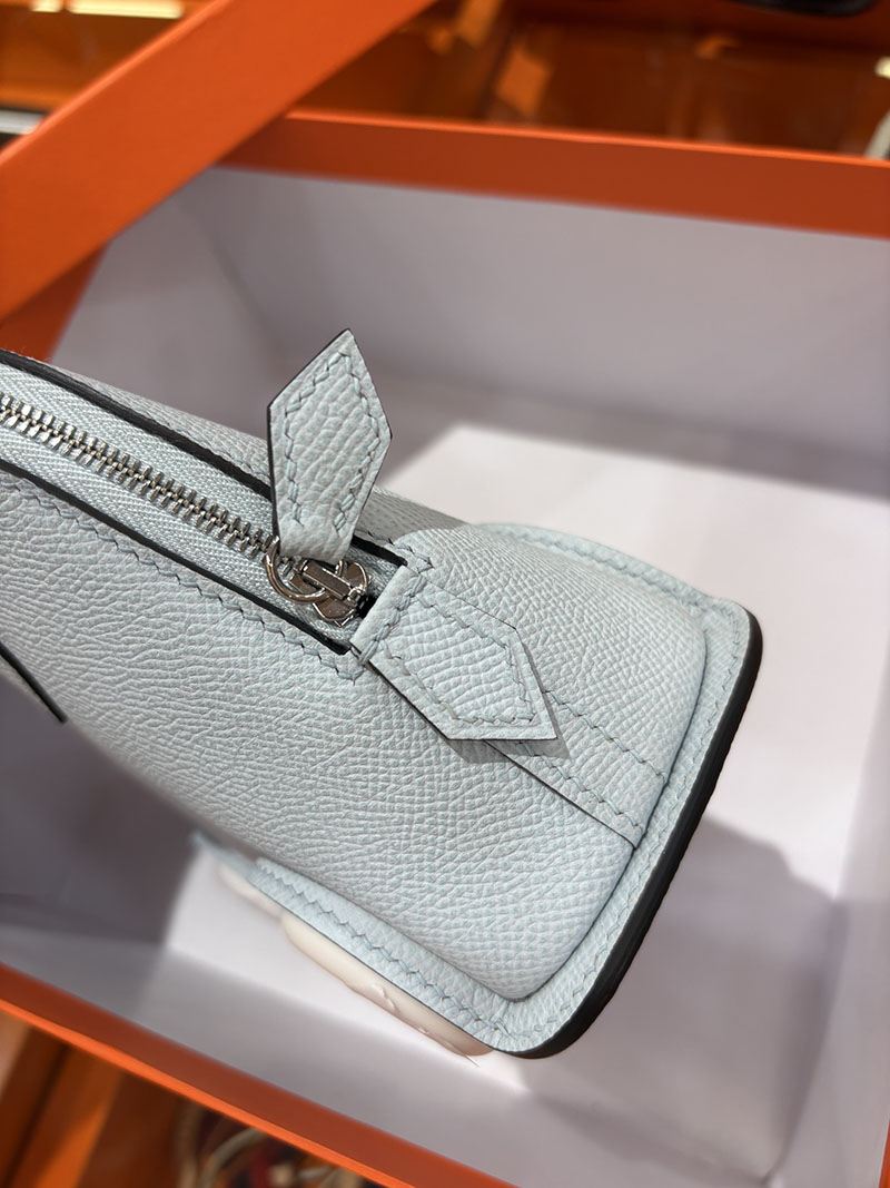エルメスコピー通販 HERMES ボリードオンホイールズ ミニ ブルーペール ヴォーエプソン シルバー金具 2634719 ボリード オン ホイールズ - 画像 (5)