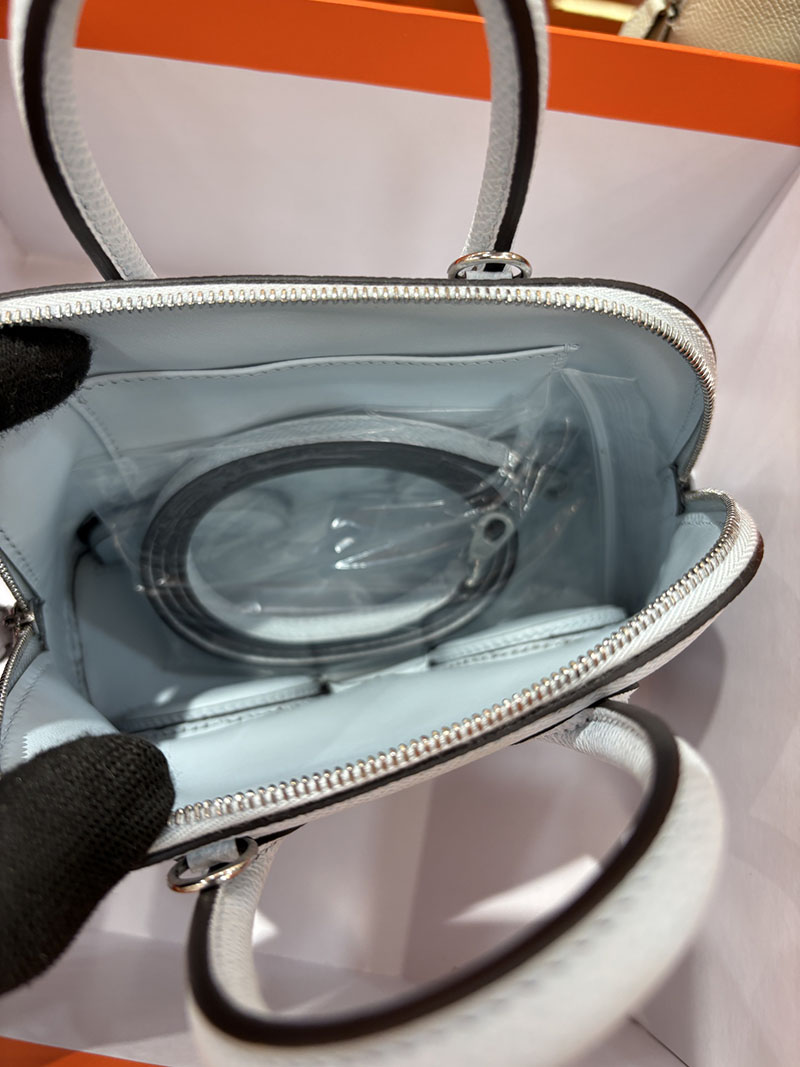 エルメスコピー通販 HERMES ボリードオンホイールズ ミニ ブルーペール ヴォーエプソン シルバー金具 2634719 ボリード オン ホイールズ - 画像 (2)