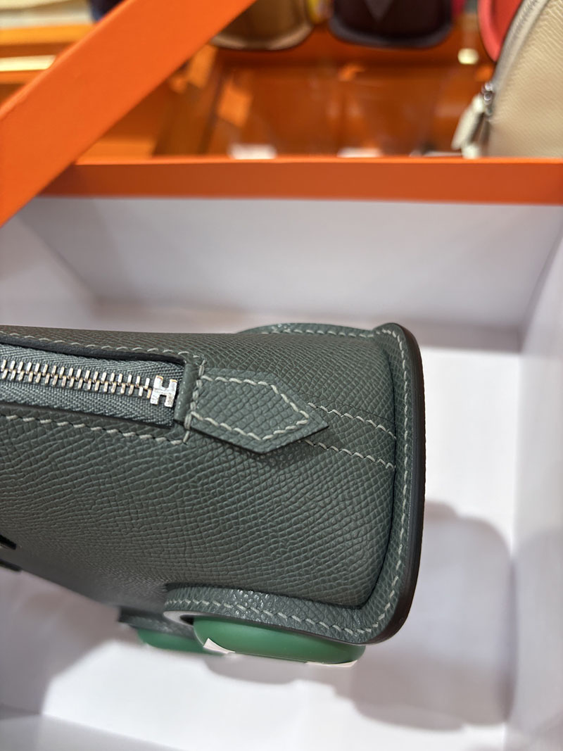 エルメスコピー通販 HERMES ボリードオンホイールズ ミニ ヴェールアマンド ヴォーエプソン シルバー金具 2634720 ボリード オン ホイールズ - 画像 (6)