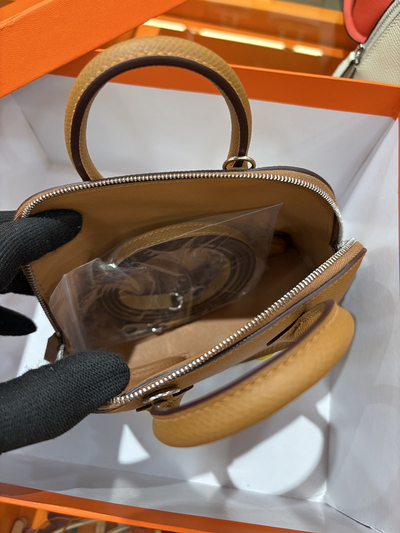 エルメスコピー通販 HERMES ボリードオンホイールズ ミニ ゴールド ヴォーエプソン シルバー金具 2634721 ボリード オン ホイールズ - 画像 (2)
