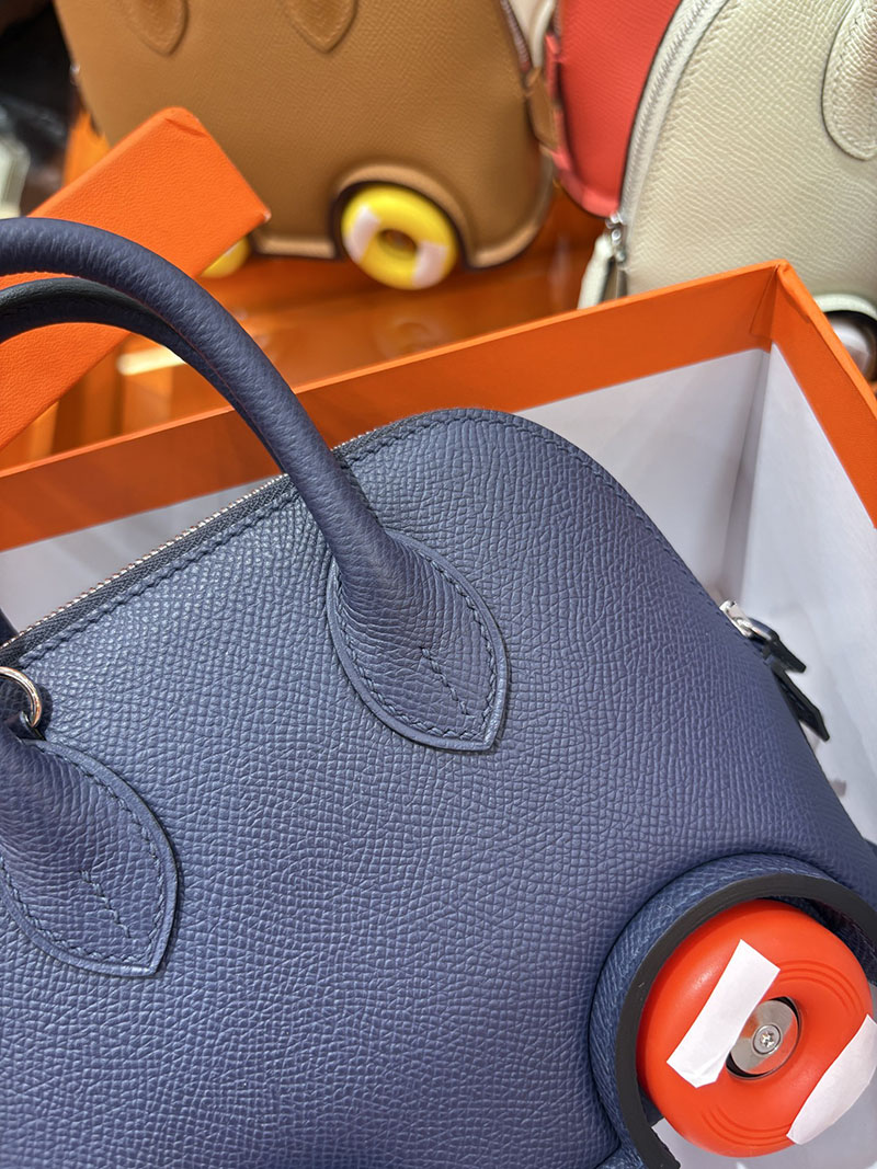エルメスコピー通販 HERMES ボリードオンホイールズ ミニ ブルーサフィール ヴォーエプソン シルバー金具 2634722 ボリード オン ホイールズ - 画像 (8)