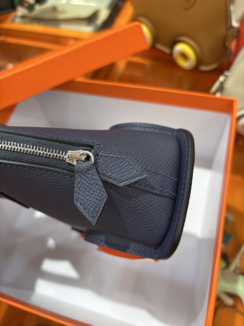 エルメスコピー通販 HERMES ボリードオンホイールズ ミニ ブルーサフィール ヴォーエプソン シルバー金具 2634722 ボリード オン ホイールズ - 画像 (6)