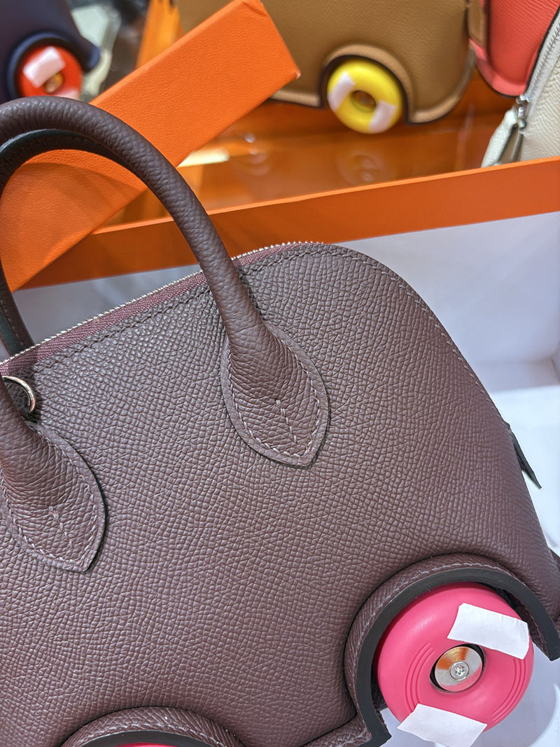 エルメスコピー通販 HERMES ボリードオンホイールズ ミニ ルージュセリエ ヴォーエプソン シルバー金具 2634723 ボリード オン ホイールズ - 画像 (7)
