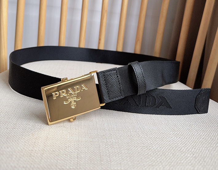 最高級プラダスーパーコピー PRADA ベルト 35mm レザー 型押し ローラーベルト ローラーバックル 2634830 プラダ ベルト メンズ アウトレット - 画像 (6)