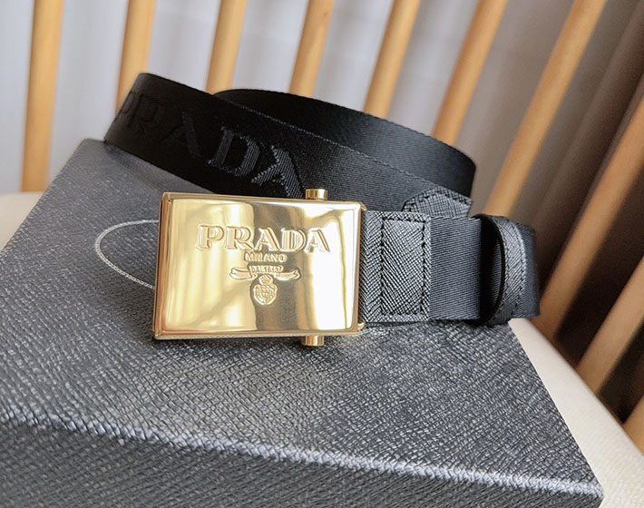 最高級プラダスーパーコピー PRADA ベルト 35mm レザー 型押し ローラーベルト ローラーバックル 2634830 プラダ ベルト メンズ アウトレット - 画像 (5)