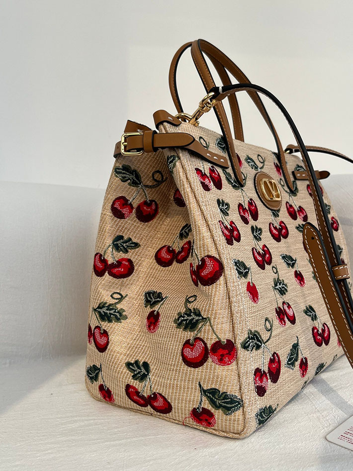最高級ヴァレンティノスーパーコピー VALENTINO Garavani ANTIBES チェリーフィックトートバッグ 2634906 ヴァレンティノ トートバッグ - 画像 (4)