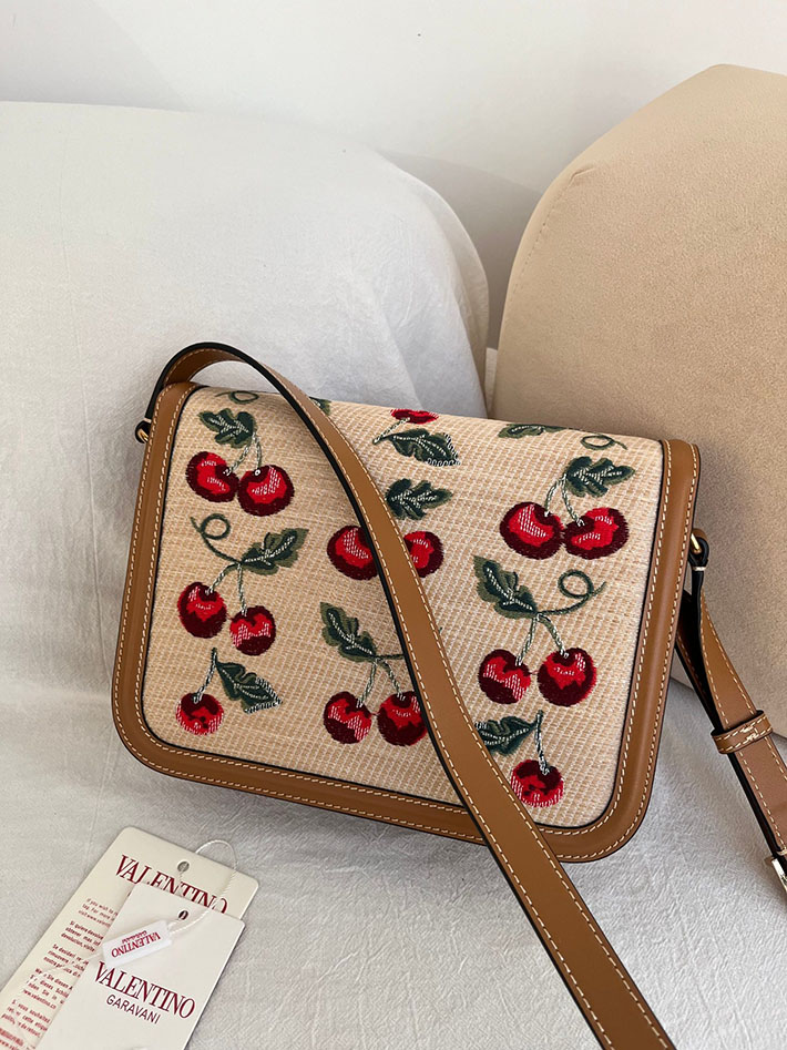 最高級ヴァレンティノスーパーコピー VALENTINO ガラヴァーニ 9TO5 シンセティックジャカードラフィア 6W0B0R15IXM_R9F ヴァレンティノ バッグ アウトレット - 画像 (8)